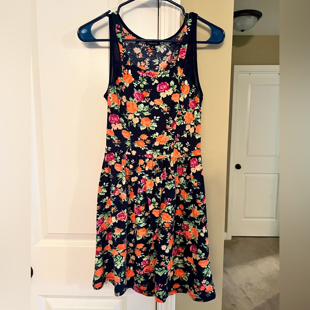 Rue21. Small. Blue & Floral Sundress.